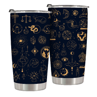 Astrology,Occult Symbols,Occultism 20 Oz Travel Tumbler Great for Birthday As a gift for Archaeologist,Artist,Women for Daily Use 