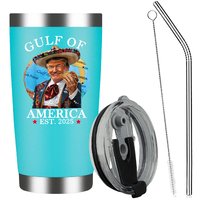 Funny  Gulf of America 2025 Trump Tumbler,Trump Cup,20 OZ Mint Green Stainless Steel Tumbler,Gifts for Friend,Women,Men 