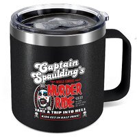 Captain Spaulding Murder Ride,Horror Movie Merchandise,12 Oz Stainless Steel Insulated Coffee Mug,Gifts for Women,Men