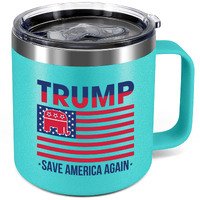 MKB12-MINT-18-1097(1),Q,12 Oz Stainless Steel Insulated Coffee Mug - Gifts for Artist