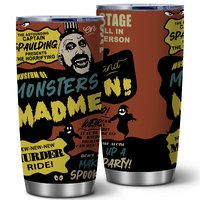 Captain Spaulding Murder Ride Tumbler ,Horror Movie Merchandise 20 Oz Insulated Stainless Steel Vacuum Tumbler,Travel Coffee Mugs,Birthday Gift for  Women,Men,1 Pcs