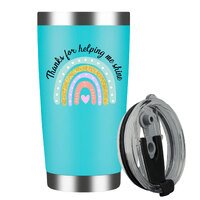  Thanks For Helping Me Shine Stainless Steel Insulated Tumbler With Lid 20oz , Travel Coffee Mug , Novelty Gifts