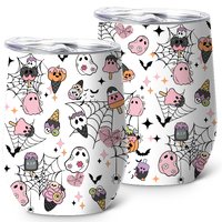 Halloween Tumbler,Halloween Cup-12 Oz Stainless Steel Insulated Tumbler, Gifts for Children,Daughter,Friend,Women,Boy,Girls 