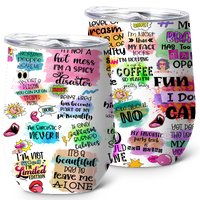 Funny Sarcastic Quotes,Funny Tumbler-12 Oz Stainless Steel Insulated Tumbler, Gifts for Mother,Women,Girls,Mom 