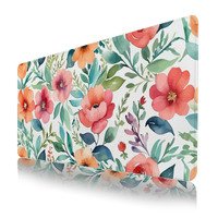 Japanese Floral Mouse Pad,Cute Pink Mouse Pads for Desk for Women,Funny XL Gaming Mouse Pad for Desk,Large Computer Keyboard Offic Desk Mat Mouse Pad,Waterproof Desk Pad, 900X400 mm