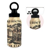 Take Him To The Train Station Water Bottle,Tv Show Merchandise 20 Oz Water Bottle,20 Oz Magnetic Insulated Stainless Steel Water Bottle Tumbler,Leak Spill Proof Water Bottles