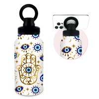 Evil Eye Mug Tumbler,Funny Tumbler,20 Oz Magnetic Insulated Stainless Steel Water Bottle Tumbler,Leak Spill Proof Water Bottles
