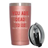 Stainless Steel Insulated Tumbler With Lid - You Are Dead To Us - Coworker Gifts - 20oz Coffee Mug,Novelty Gifts