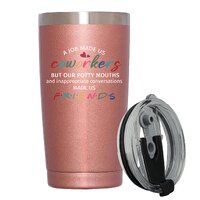 Stainless Steel Insulated Tumbler With Lid - A Job Made Us - Coworker Gifts - 20oz Coffee Mug,Novelty Gifts