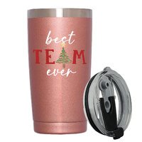 Stainless Steel Insulated Tumbler With Lid - Best Team Ever - Coworker Gifts - 20oz Coffee Mug,Novelty Gifts
