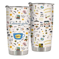 Gilmore Girls Tumbler, Gilmore Girls Mug,Gilmore Girls Gifts, Gilmore Girls Merchandise,20 OZ Stainless Steel Insulated Tumbler, Gifts for Friend,Women,Girls,1 Pcs